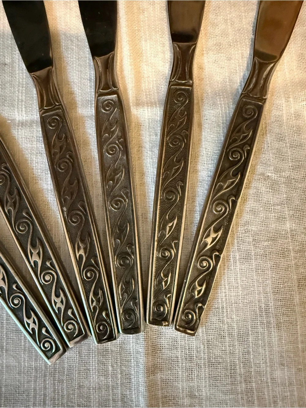 Vintage Oxford Hall Palo Alto Butter Table Knife Set - 6 Piece